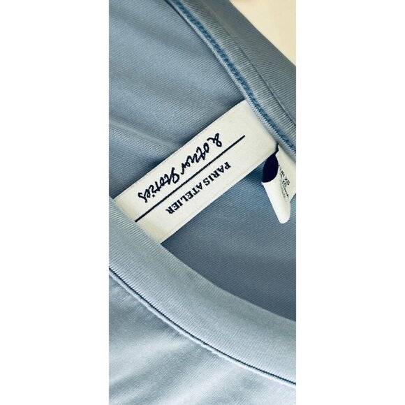 & other stories Womens XS Light Blue Crewneck Short Sleeve T-Shirt - Picture 5 of 8